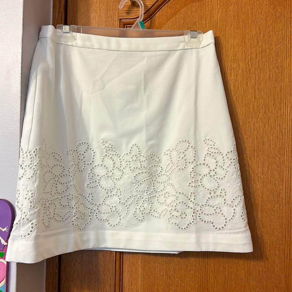 Club Monaco Eyelet Skirt